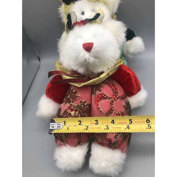 PBC International Rare Multicolor Bear Plushy Ornament Plush Holiday’s Themed 9" - Picture 16 of 16